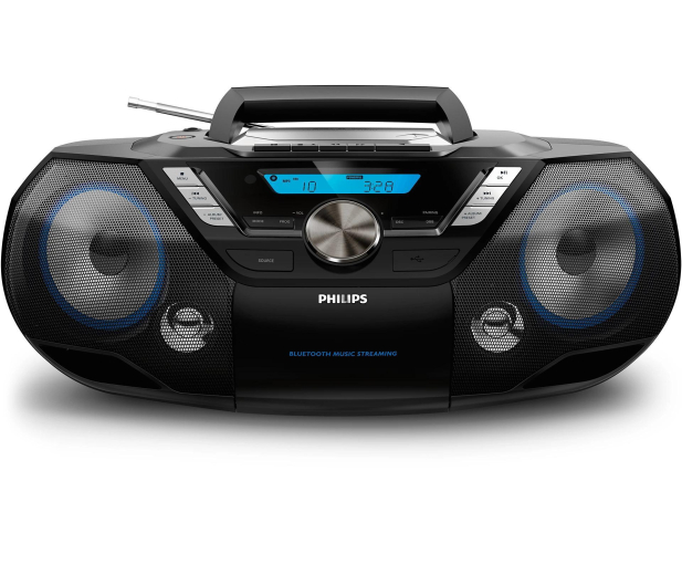 Philips AZB798T Bluetooth Czarny - 1333516 - zdjęcie